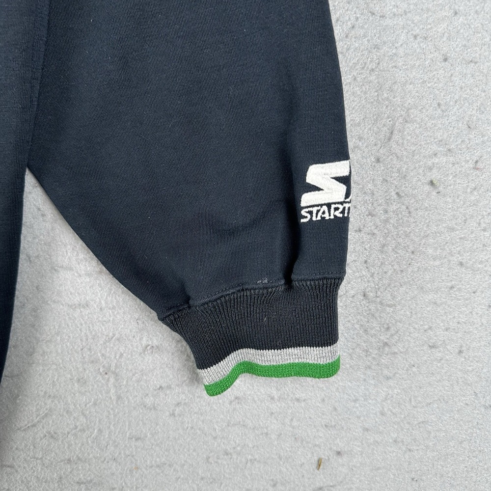 Vintage Starter New York Jets Sweatshirt Men's XL Black Green Embroidered - Picture 3 of 16